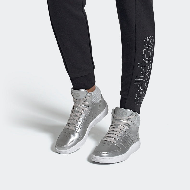 (WMNS) adidas Hoops 2.0 MID 'Silver' EE7857