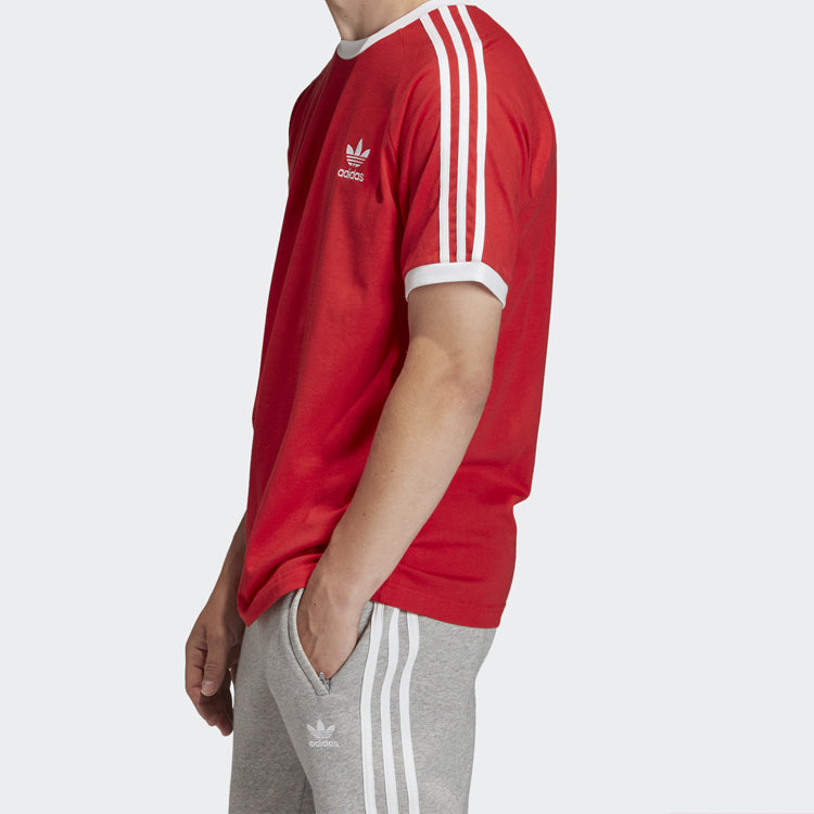 adidas originals Sports Round Neck Short Sleeve 81 Retro Red FM3770