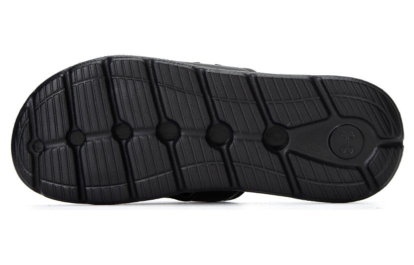 (WMNS) Under Armour Ignite 7 Slide 'Black White' 3026027-001