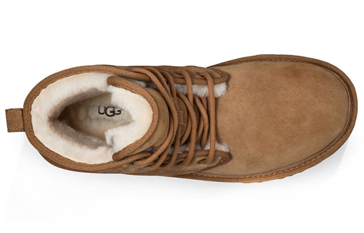 UGG Harkley Mid Tops Fleece Lined Brown 1016472-CHE