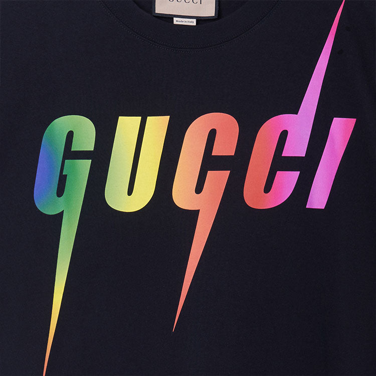 GUCCI Rainbow Gucci Blade Tee 'Black' 616036-XJFF9-1152