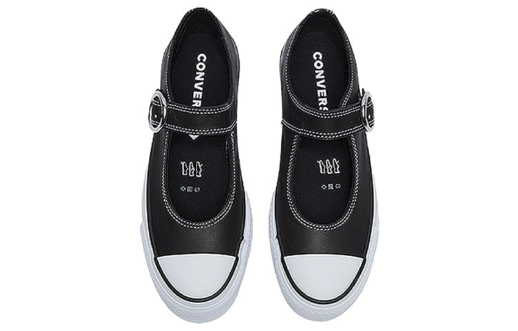 (WMNS) Converse Chuck Taylor All Star Mary Jane 'Black White' 563501C