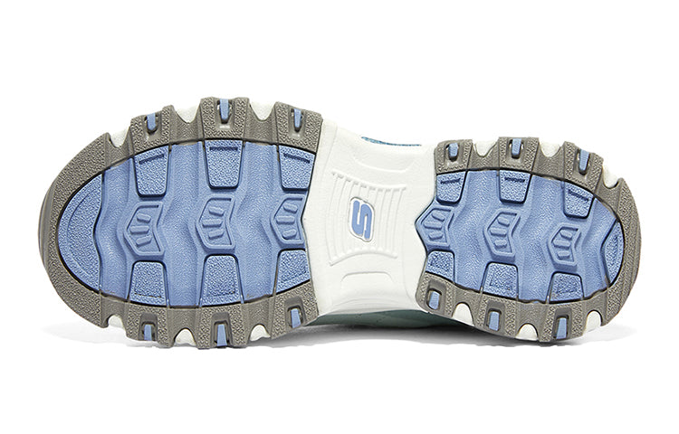 (GS) Skechers D'Lites 'Light Blue White' 302526L-WLB