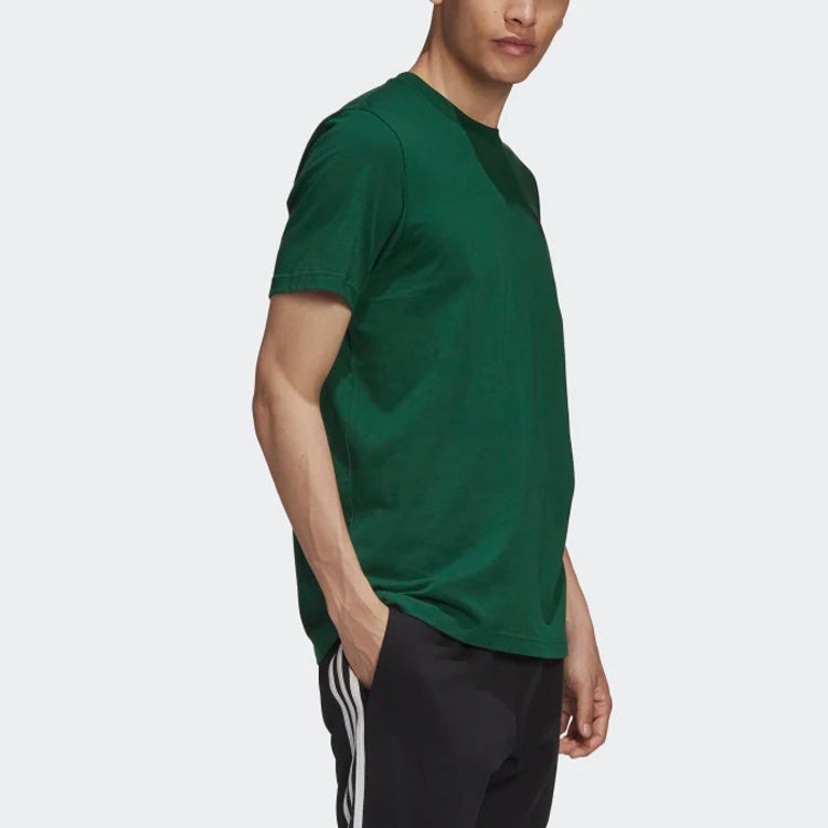 adidas originals Casual Sports Round Neck Pullover Short Sleeve Green GD2550