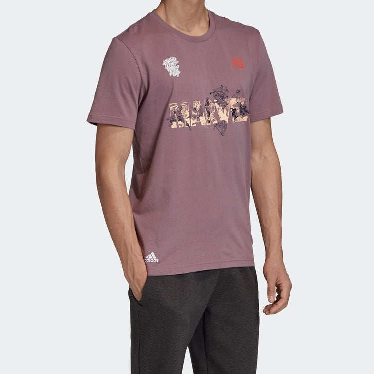 adidas x Marvel Universe Short Sleeve Purple FN1760