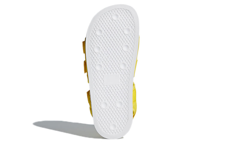 (WMNS) adidas originals Adilette 2.0 'Yellow White' CQ2673