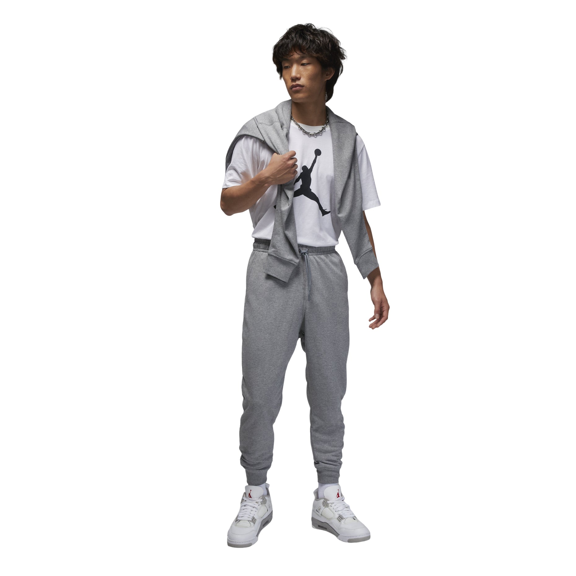 Air Jordan Essentials Loopback Sweatpants 'Grey' FQ7762-091