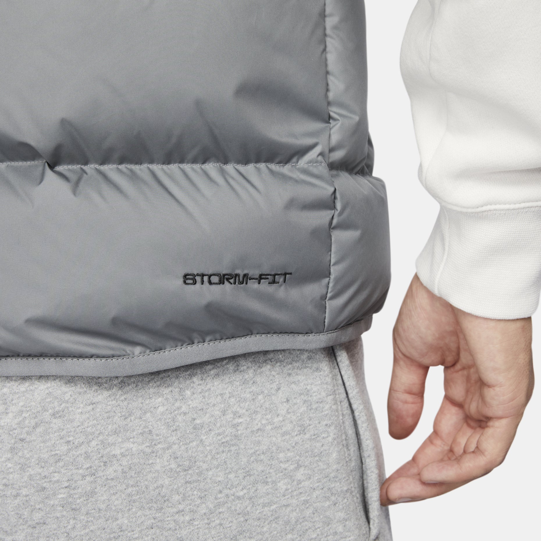 Nike Windrunner Stormfit Down Vest 'Grey' FB8184-077