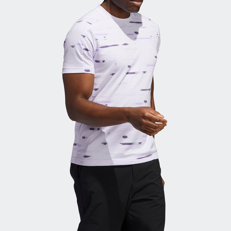 Men's adidas Jaq Printing Short Sleeve White T-Shirt FT2775