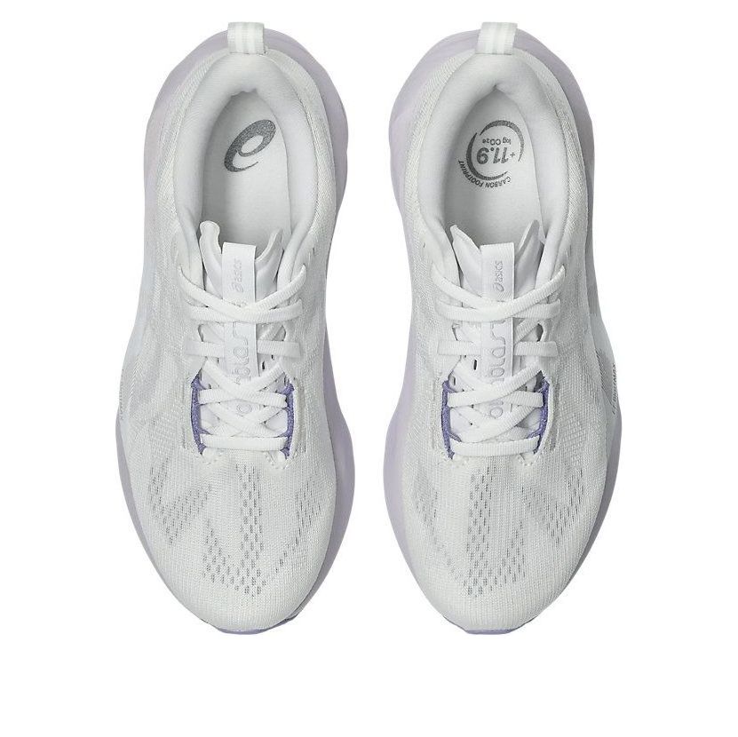 (WMNS) ASICS Novablast 5 D Wide 'White Lilac Hint' 1012B766-103