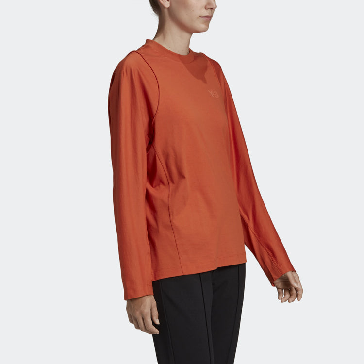 (WMNS) Y-3 Loose Logo Casual Orange T-Shirt GK4472