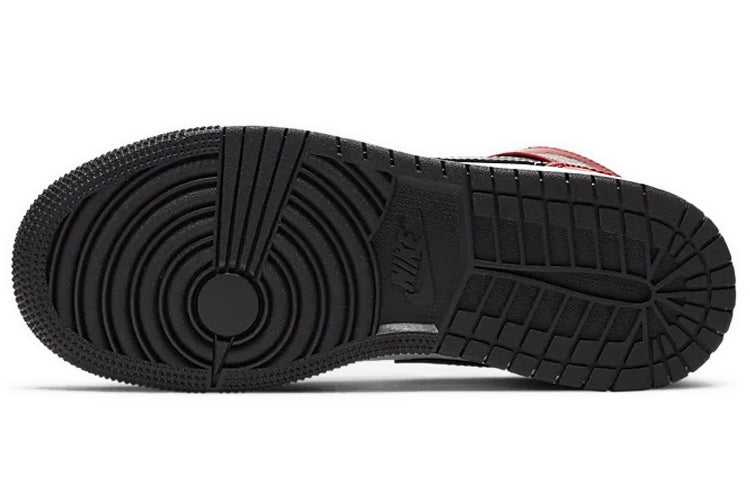 (GS) Air Jordan 1 Mid 'Chicago Black Toe' 554725-069