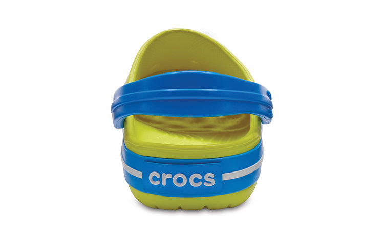 (GS) Crocs Crocband Round Toe Clogs 'Yellow Blue' 204537-73E