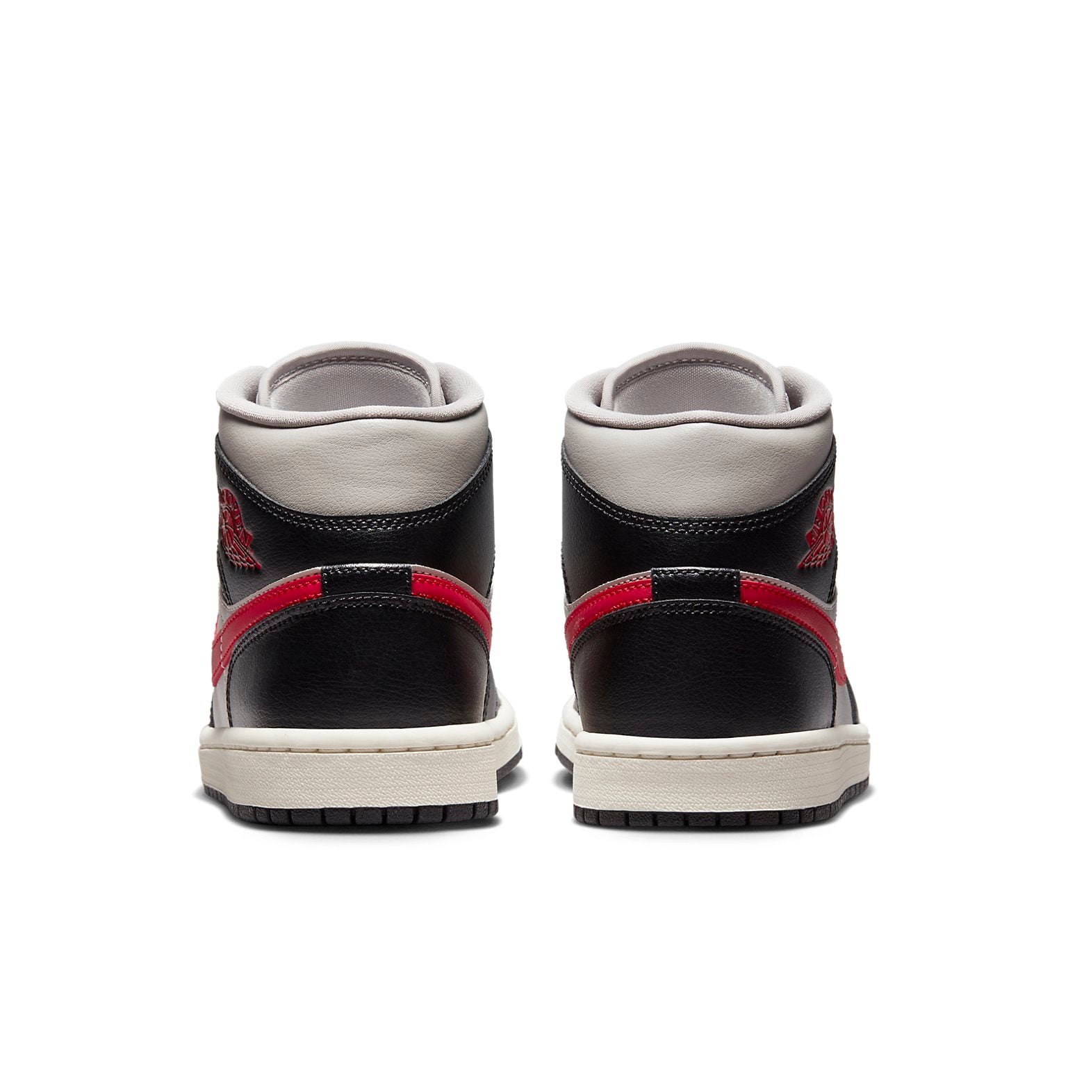 (WMNS) Air Jordan 1 Mid 'Black Gym Red Grey' BQ6472-060