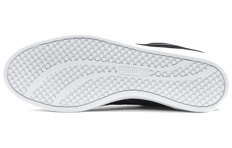 (WMNS) PUMA Smash v2 SD Black/White Low Casual Board Shoes 365313-01