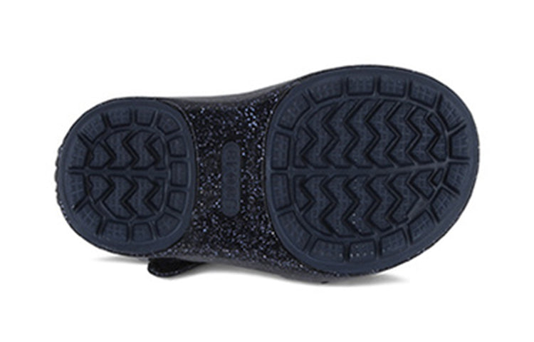 (PS) Crocs Lightweight Wear-Resistant Cozy Sports Blue Sandals 204529-410