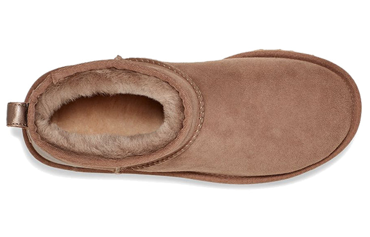 (WMNS) UGG Classic Novelty Ultra Mini Metallic 'Brown' 1119484-CRBO