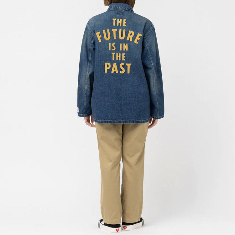HUMAN MADE Future Past Denim Coverall Jacket 'Indigo' HM25JK023