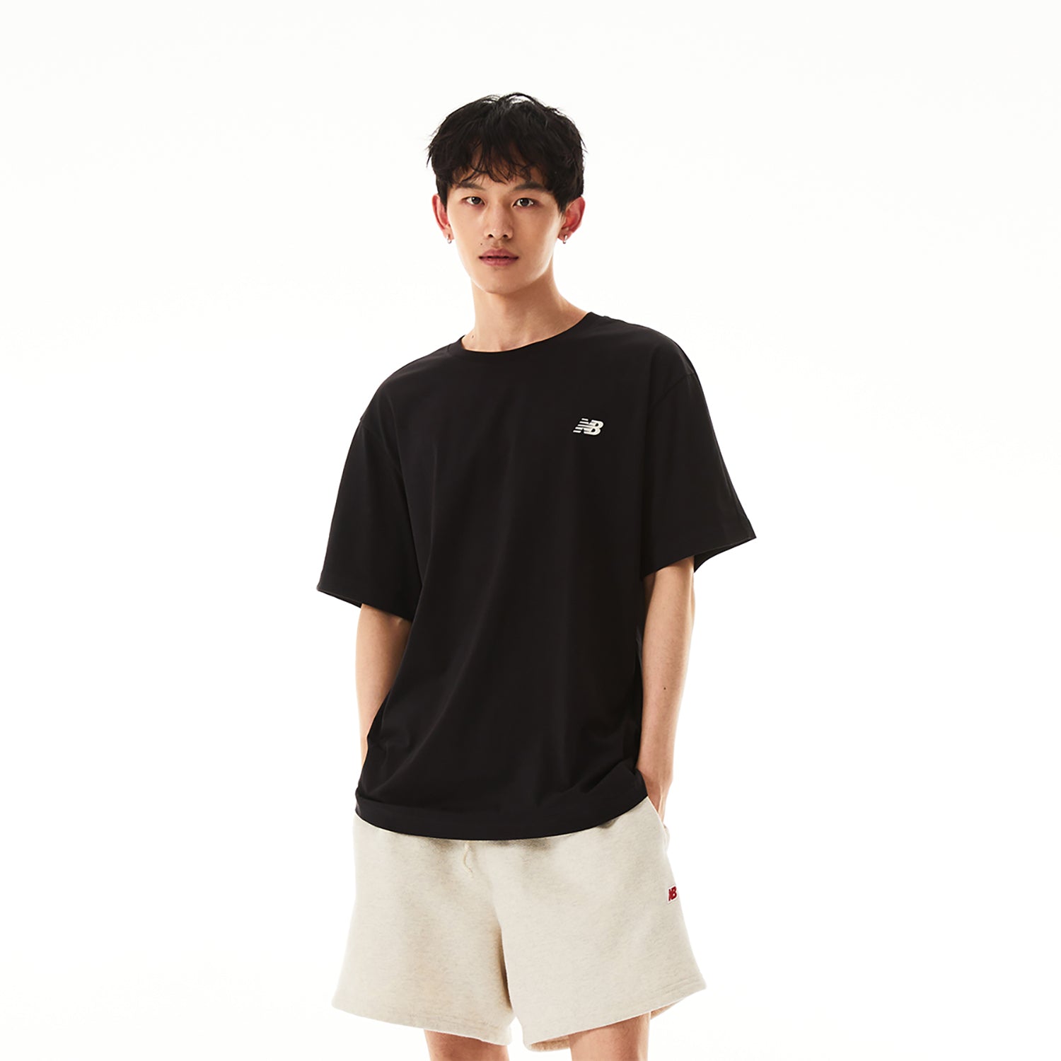 New Balance NB Small Logo T-Shirt Asia Sizing 'Black' NEE24081-BK