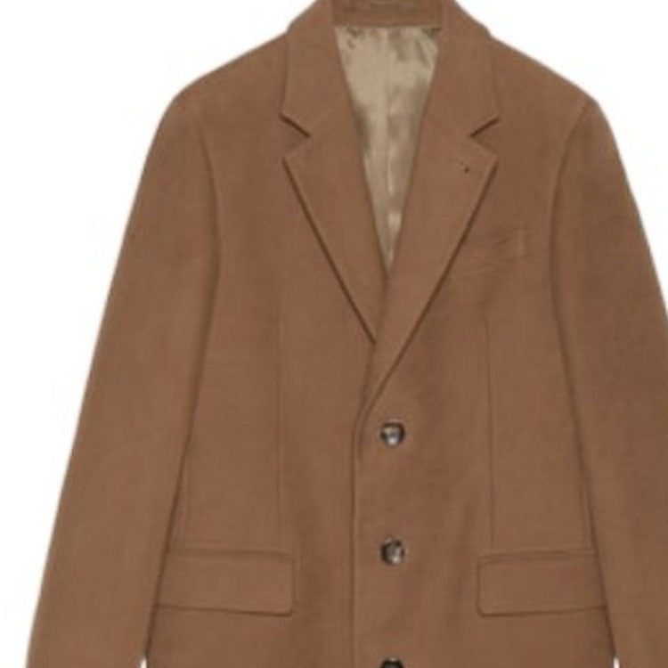 Gucci Smooth Coat With Gucci Web Label 'Light Brown' 774538-Z370C-2384