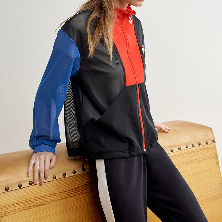 (WMNS) FILA Knitted Sports Jacket Blue F11W028704F-NV