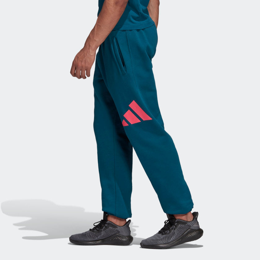 adidas Logo Sweatpants 'Blue' FJ4664
