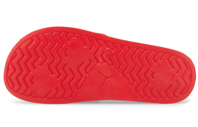 PUMA Leadcat 2.0 Suede Classic Sandals 'Red White Gold' 384872-05