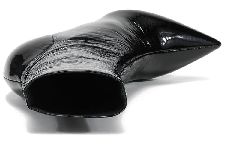 (WMNS) PRADA 90mm Patent Leather Effect Ankle Boots 'Black' 1T003M_3LBK_F0002_F_B085