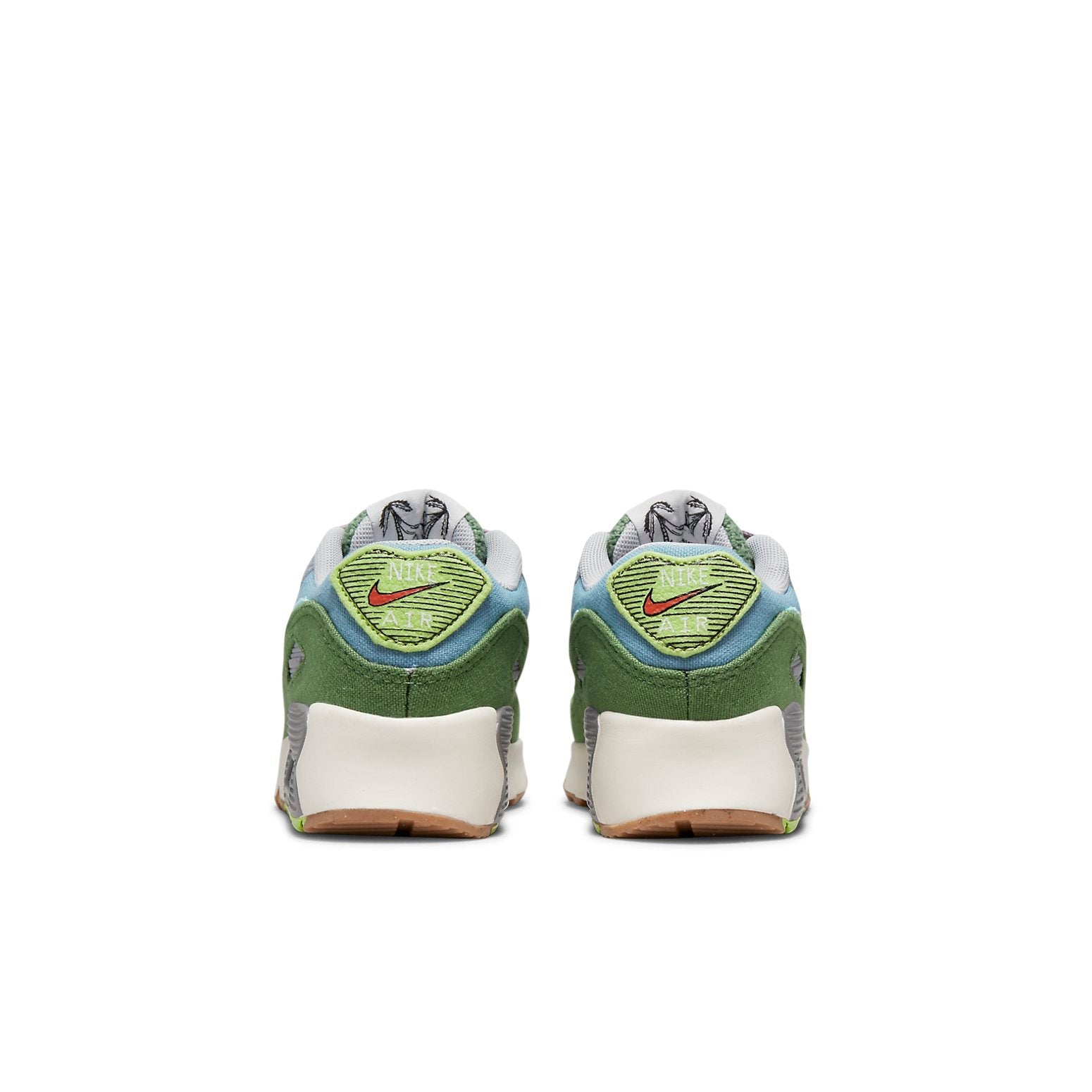 (PS) Nike Air Max 90 SE 'Sun Club - Worn Blue Treeline' DQ4017-400