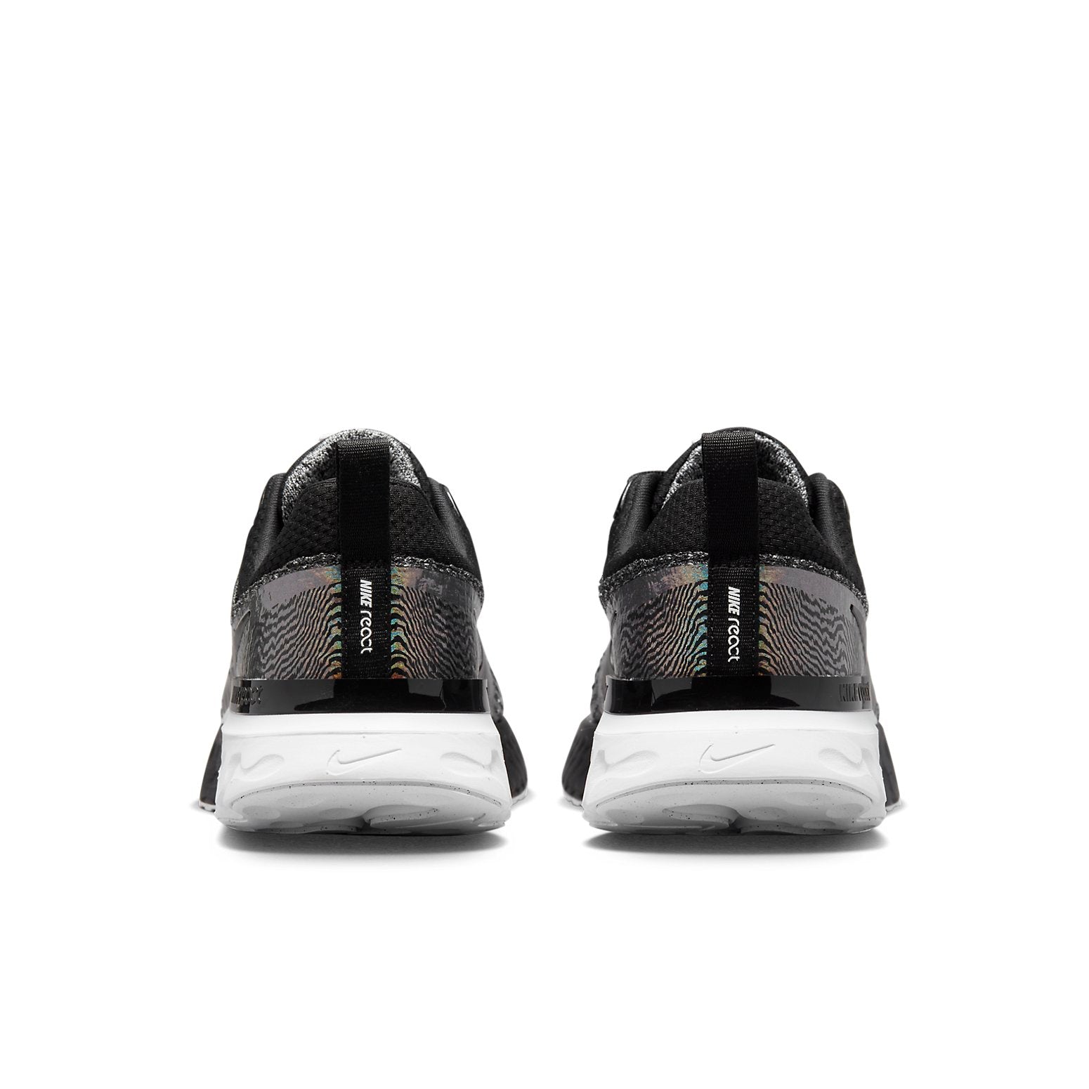 (WMNS) Nike React Infinity Run Flyknit 3 Premium 'Black Zebra Iridescent' DZ3027-001