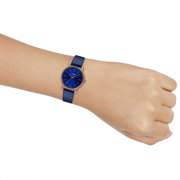 (WMNS) CASIO Analog 'Cobalt Blue' LTP-E412PL-2ADF