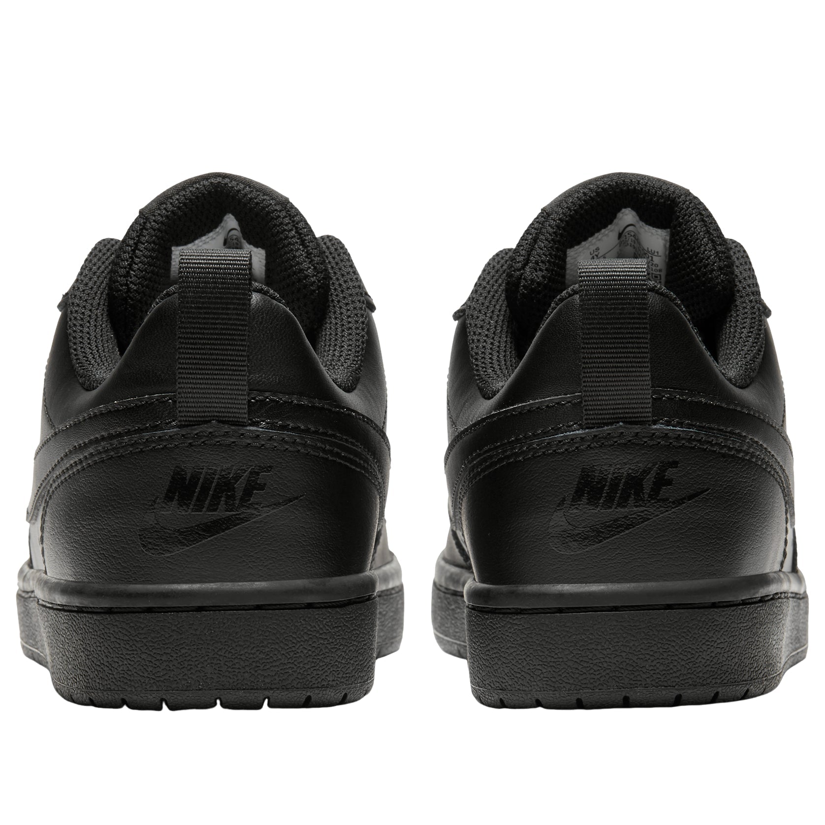(GS) Nike Court Borough Low 2 'Triple Black' BQ5448-001