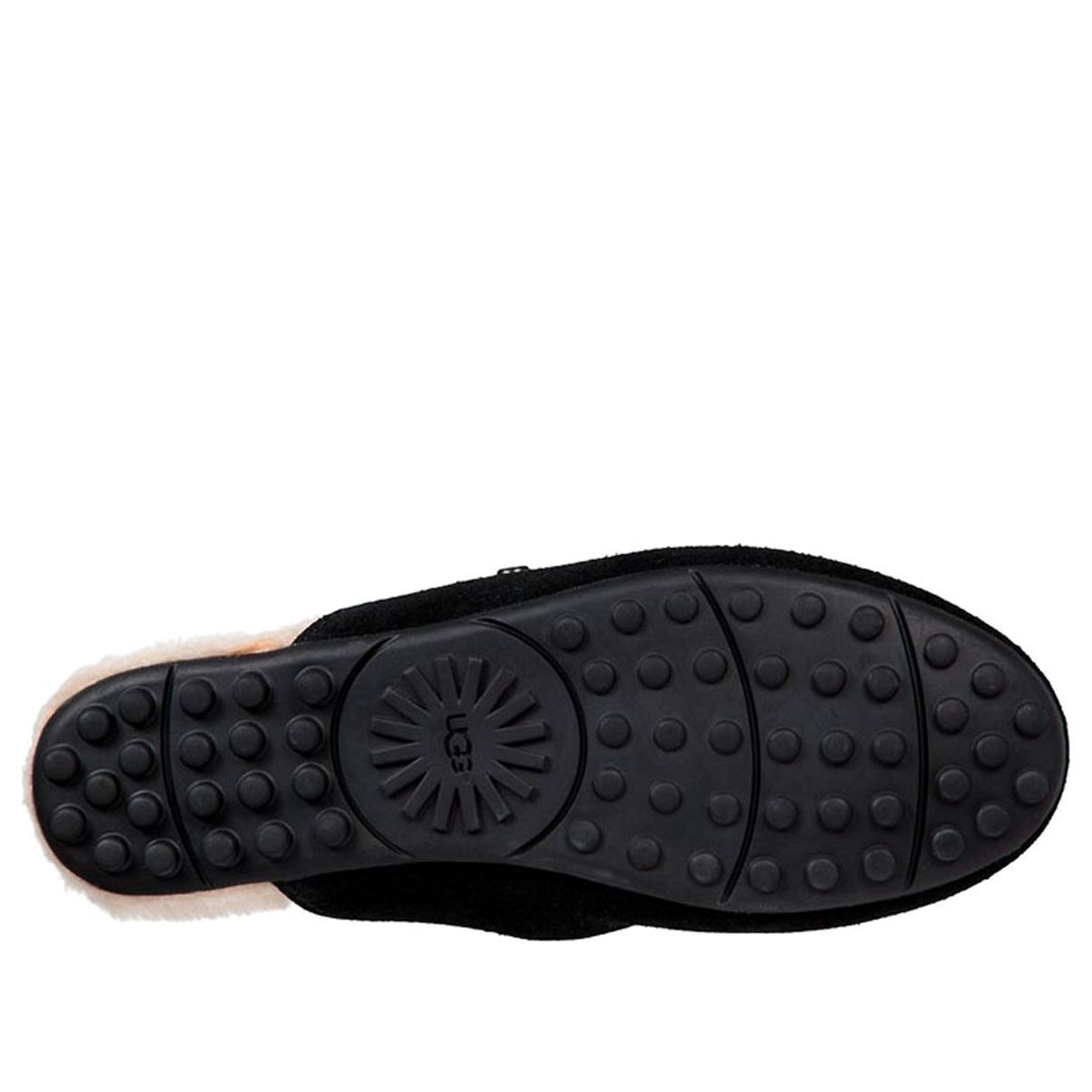 (WMNS) UGG Lane Slip-On Loafers 'Black' 1020027-BLK