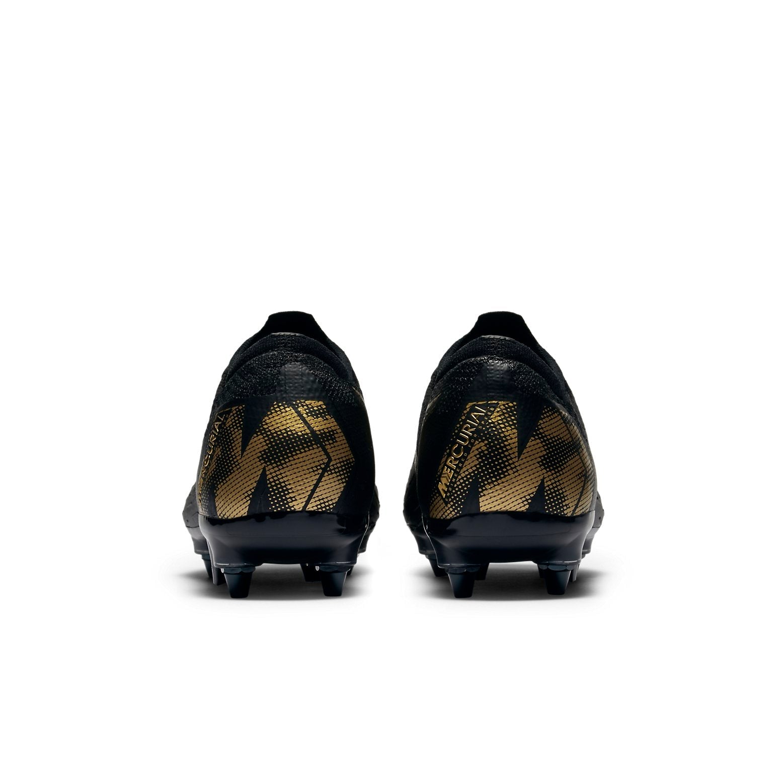 Nike Mercurial Vapor 12 Elite SG Pro AC 'Black Metallic Gold' AH7381-077
