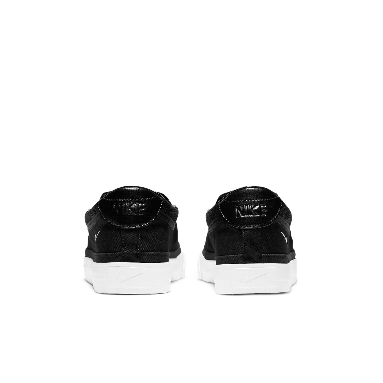 (WMNS) Nike Court Legacy Slip-On 'Black White' CW6540-002