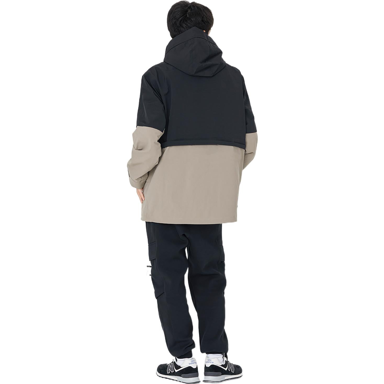 New Balance Detachable Hooded Two-In-One Woven Solid Jacket Asia Sizing 'Khaki' AMJ23315-DRI