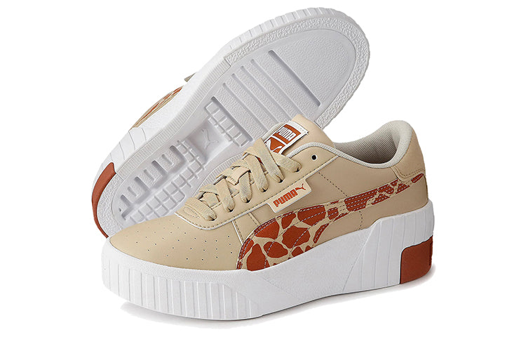 (WMNS) Nicoron x PUMA Cali Wedge Fs Khaki/Pink/Red 380328-01