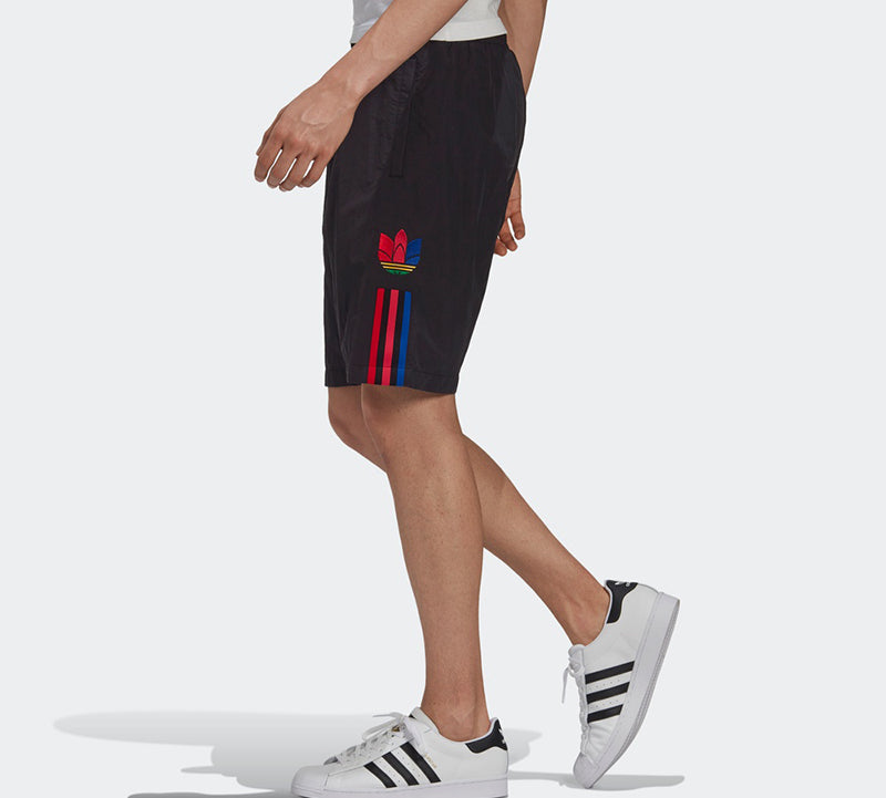 adidas originals 3D WV Short logo 'Black Light Red' GJ6743
