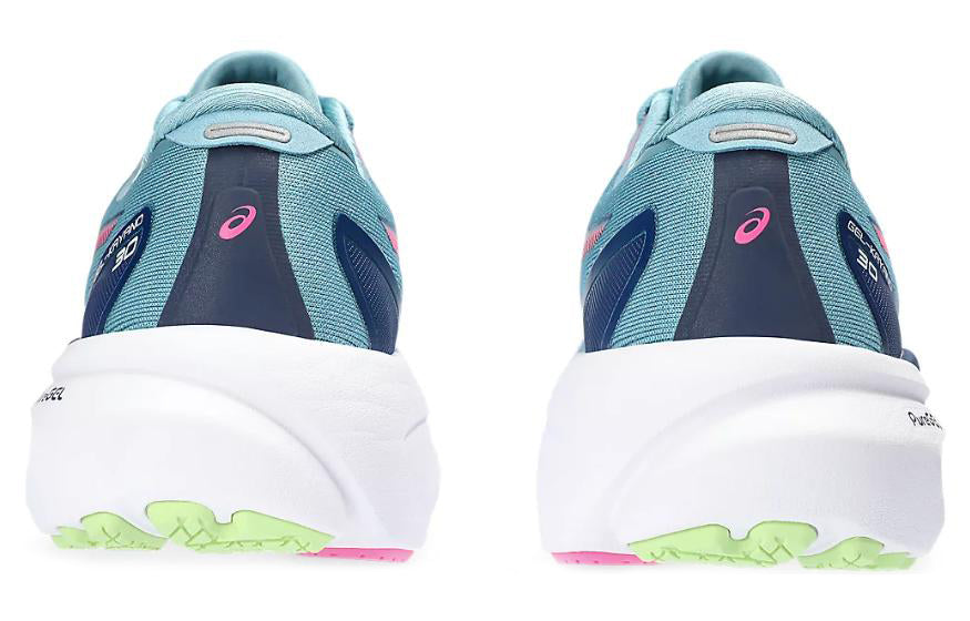 (WMNS) ASICS Gel-Kayano 30 'Gris Blue Lime Green' 1012B357-402