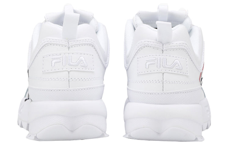 FILA Low-Top Side Logo Daddy Shoes 'White Black' 1FM00863D_121