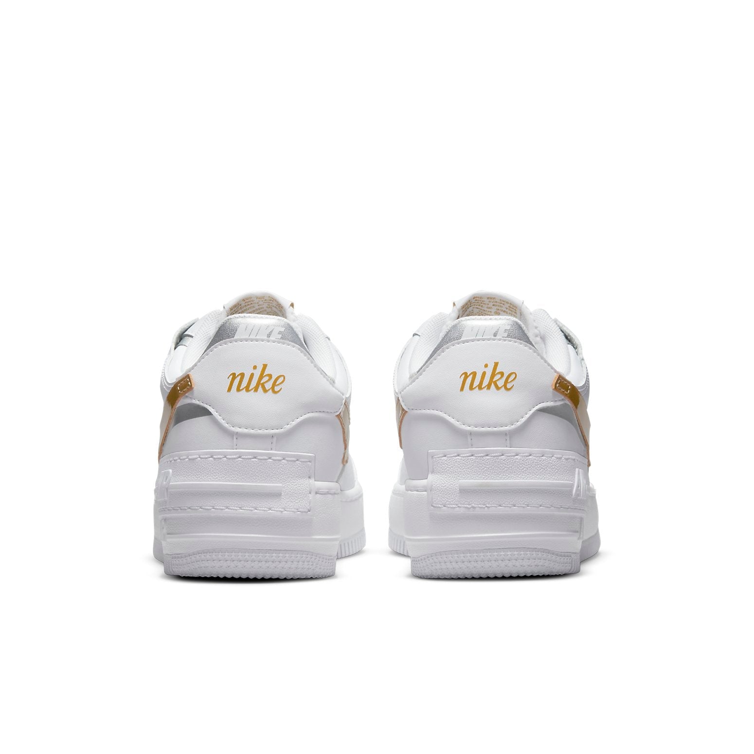 (WMNS) Nike Air Force 1 Shadow 'White Metallic Gold' DM3064-100