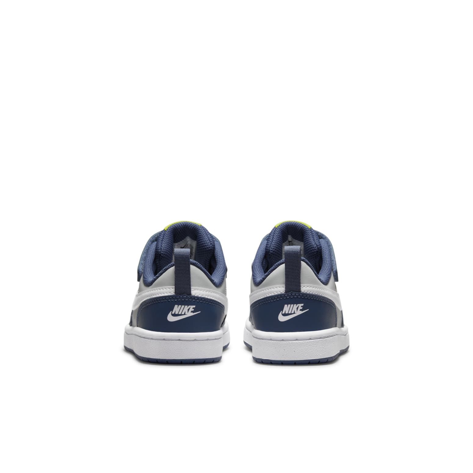(PS) Nike Court Borough Low 2 'Grey Fog Mystic Navy' BQ5451-016