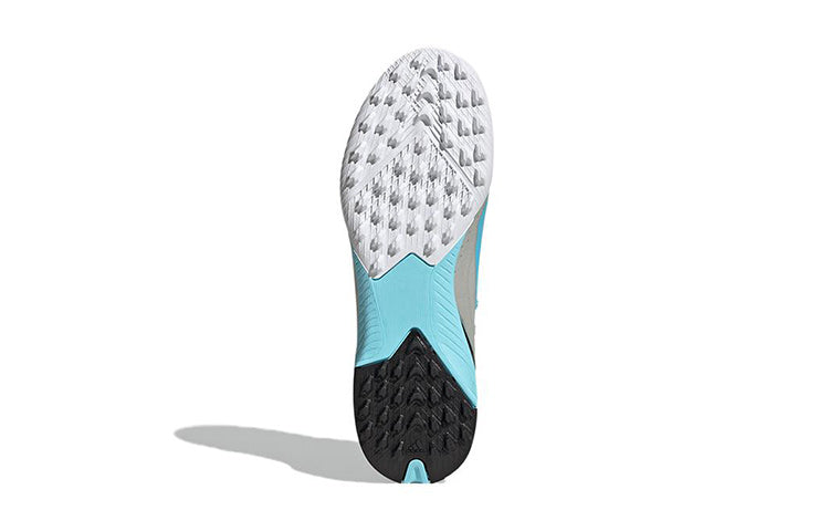 (GS) adidas X Crazyfast Messi.3 TF 'Silver Metallic Blue Black' IE4073