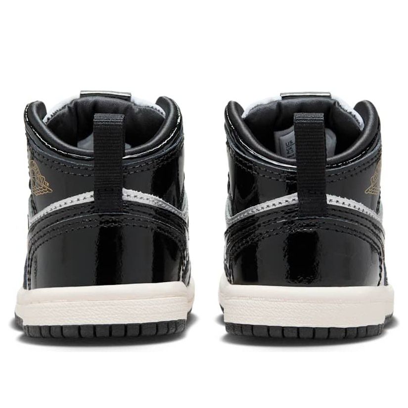 (TD) Air Jordan 1 Mid SE 'Black Metallic Silver Gold' FZ3939-001