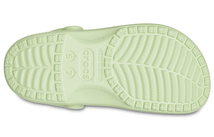 Crocs Classic Crocs Beach Unisex Gray Green Sandals 10001-335