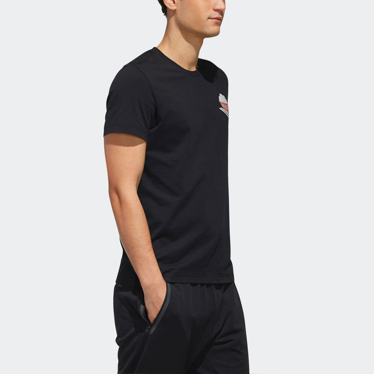 adidas GFX T BALL Sports Soccer/Football Training Short Sleeve Black FJ6859