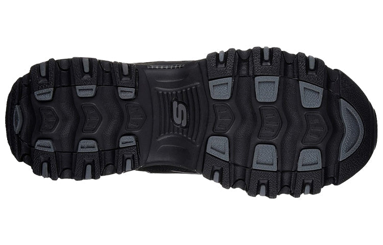 (WMNS) Skechers D lites Sports Shoes Black 11930-BBK