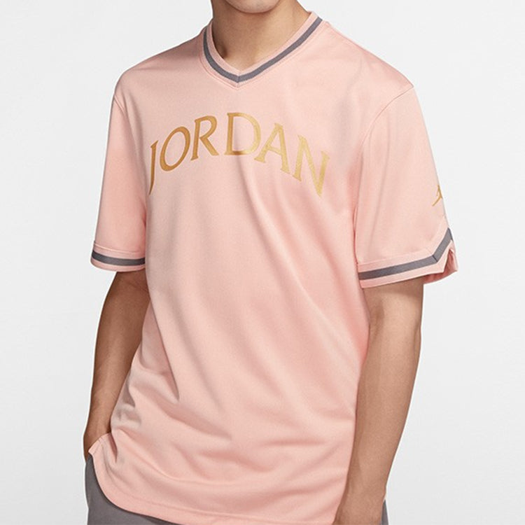 Air Jordan Alphabet Sports Short Sleeve T-Shirt Men's Pantone Color AV0183-623