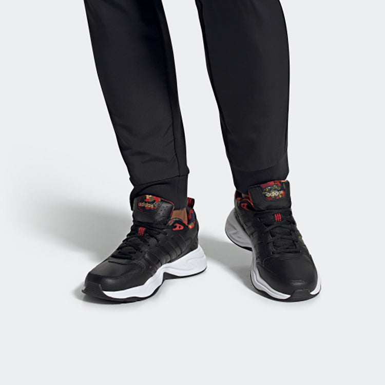 adidas neo Strutter CNY 'Black Red' FW4639
