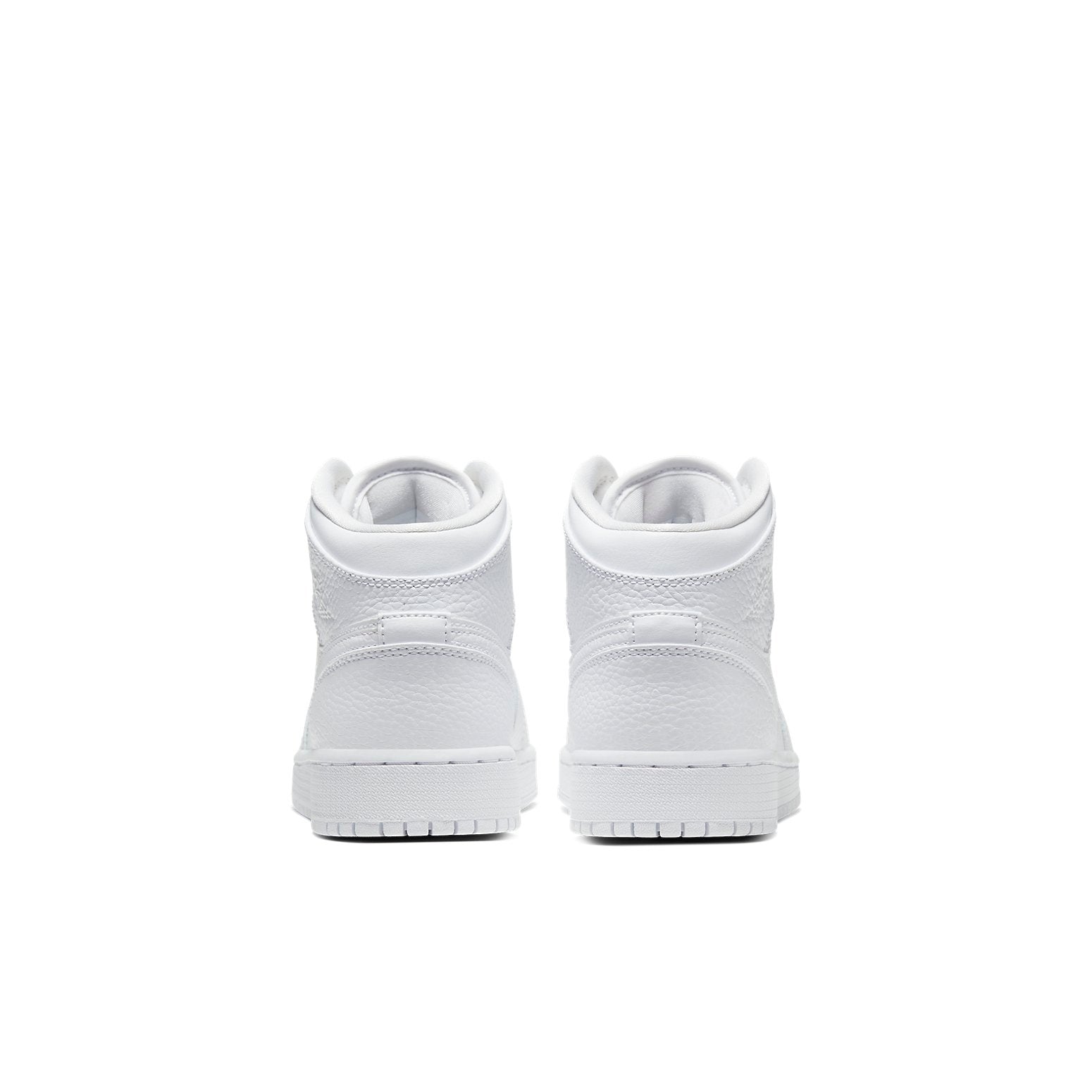 (GS) Air Jordan 1 Mid 'Triple White' 554725-130
